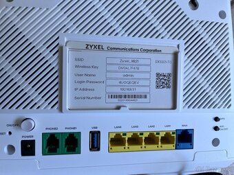 Predám router Zyxel EX3301 Gigabit ethernet - 2