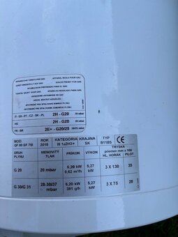 Plynovy ohrievač vody Quadroflex QF80 GF 75L - 2