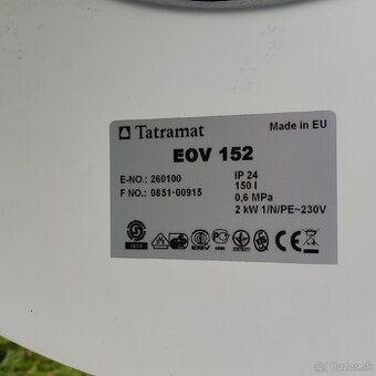 Bojler Tatramat EOV 152 (150L) - 2