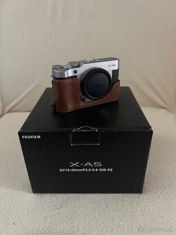 Fujifilm X-A5 – telo, plne funkčné, 2x nová batéria, púzdro, - 2