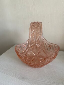 KRIŠTÁLOVÝ KOŠÍK - RUŽOVÝ - 2