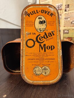 Plechova starožitný doza - 2