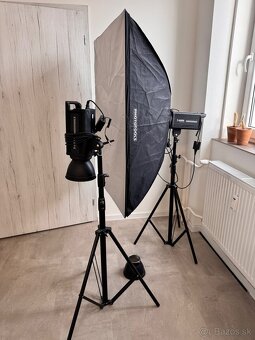 Set dvoch štúdiových bleskov T-600D - 2