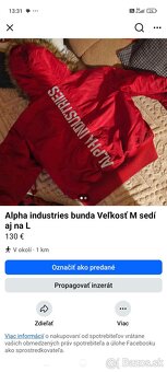 Alpha industries bunda - 2