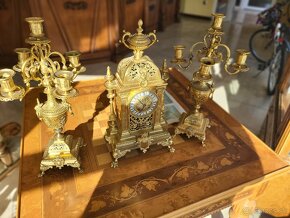 Krbové mosadzné hodiny - 2