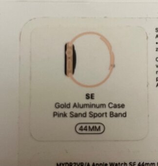 Apple watch se 44mm rose gold - 2