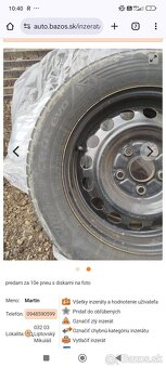 5x114.3 plech disky s pneu - 2