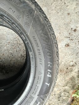 Predám zimné pneumatiky 2x Matador 165/70R14 - 2
