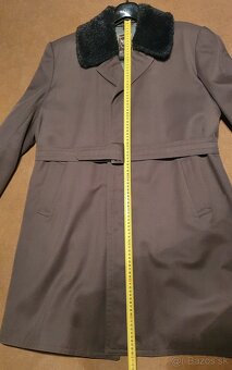 Predám kvalitný pánsky zateplený kabát s podšívkou v. L–XL - 2