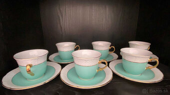 staré šálky Thun Czechoslovakia 6 kusov - 2