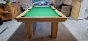 Jedálensko biliardový stôl 7ft s bridlicou - 2
