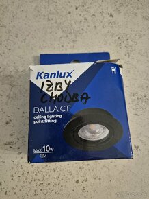 Svietidlo čierne KANLUX - 2