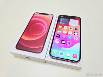 APPLE IPHONE 12 128GB RED,BATERKA 100% - 2