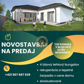 4 izbový RD bungalov, Nové Mokrance - pozemok 500m2 + RD 140 - 2