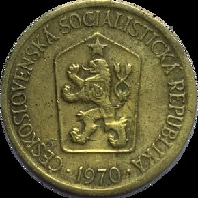 Predám 1 Kčs 1970  Československo - 2