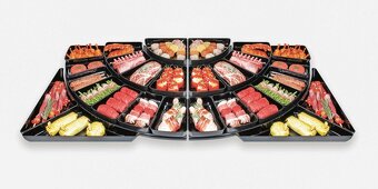 Misky, tácky na akcie, cateringy, obchod, lahôdky - 2