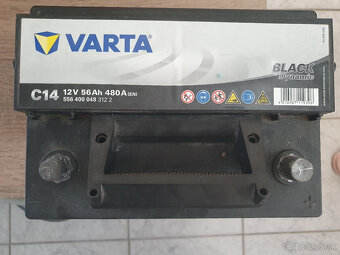 Predám autobatériu Varta C14 12V 56Ah 480A Black dynamic - 2