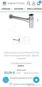 Chrómový sifón - 2