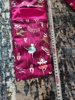 Zimné softshellé nohavice dievčenské 116 - 2