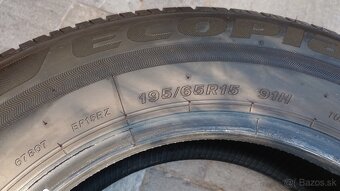 Letné pneumatiky  Bridgestone 4 ks 195/65R15 - 2