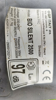 Záhradný drvič STIGA BIO SILENT 2500 - 2