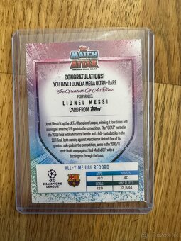 TOPPS MATCH ATTAX EXTRA 24/25 LIONEL MESSI LMP GOAT - 2