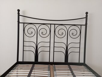 Ikea Noresund kvvová posteľ 140x200-- rám +rošty - 2