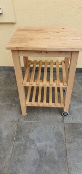 Kuchynský vozík BEKVÄM IKEA - mobilný stolík s kolieskami - 2