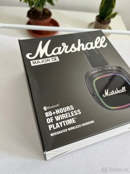 Bezdrôtové slúchadlá v štýle Marshall Major IV – nové - 2