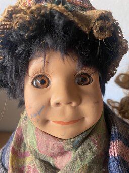 Bábiky porcelán 40cm retro vintage so stojanmi - 2