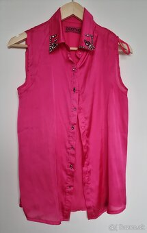 ružová blúzka bez rukávov - 2