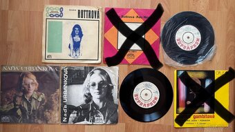 Predám zbierku 119 ks SP platní - 2