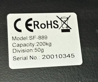 Digitálna váha do 200 kg - 2