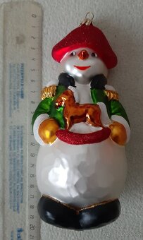 Ozdoby na vianočný stromček - sklo - 20 cm - 2