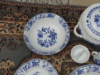 porcelánový jedálenský servis – modrý cibulák Česká rep. - 2