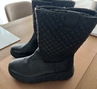 Čižmy koženné zateplené - veľ. 37 - 2