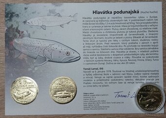 Autorská karta 5 Euro Hlavátka +5€ minca - 2