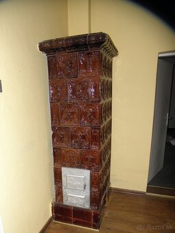 Starozitna kachlova pec, kachle secesia 1915 - 2