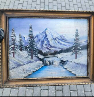 Obrazy 3x autor Riwer 1967 - 2