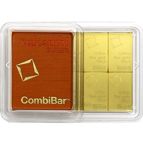 Combibar Zlaté tehličky 2x 31,1 g (10 x 1/10 Oz) - 2