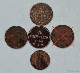 mince Francuzsko stare 1 - 2