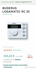 buderus rc25- priestorovy termostat - 2