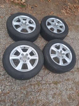 Elektróny R16 5x112 + zimné pneu - - 2