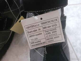 Zimné chlapčenské topánky 34 - 2