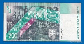 Slovenská bankovka 200 Sk bimilénium s. A UNC - 2