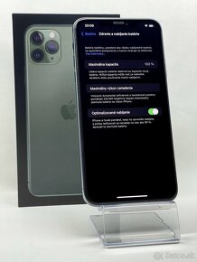 Apple iPhone 11 Pro Max 256 GB Midnight Green - 100% Batéria - 2
