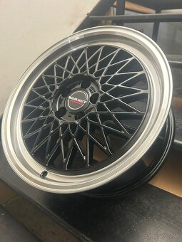 Borbet B 8X18 5X112 ET30 Black Rim Polished - 2