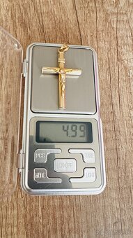 Zlatý krížik 24k zlato - 2