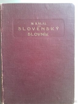 Predám Slovenský slovník z roku 1924 - 2