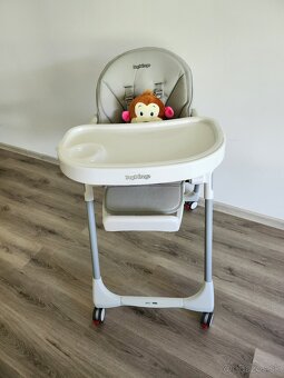 Peg Perego jedálenská stolička šedá - 2